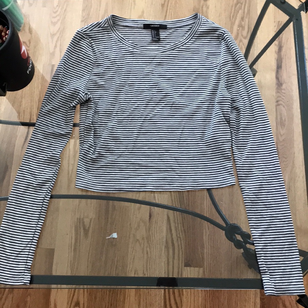 Stripped crop top